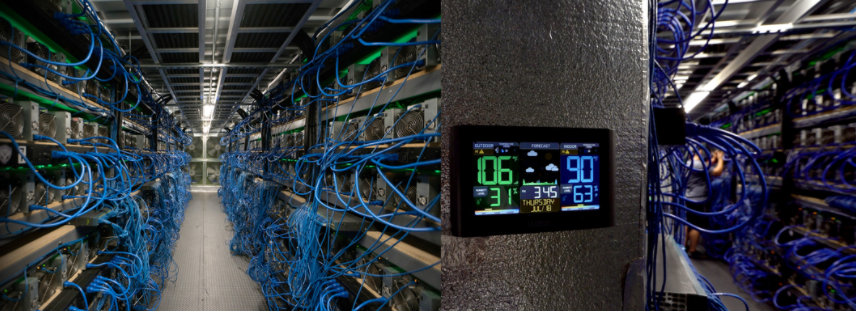 Image showing a bitcoin mining facility